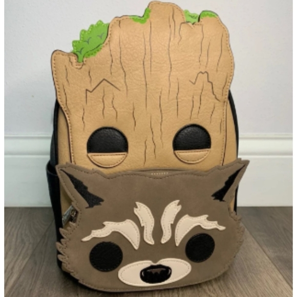 Loungefly Bags Loungefly Marvel Groot And Rocket Mini Backpack